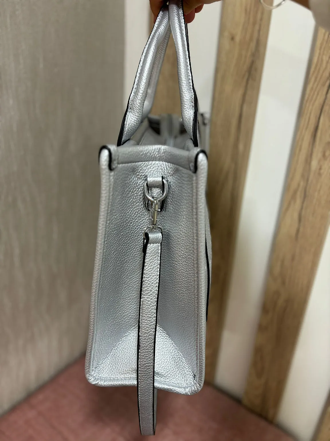 Silver The Tote Bag Medium
