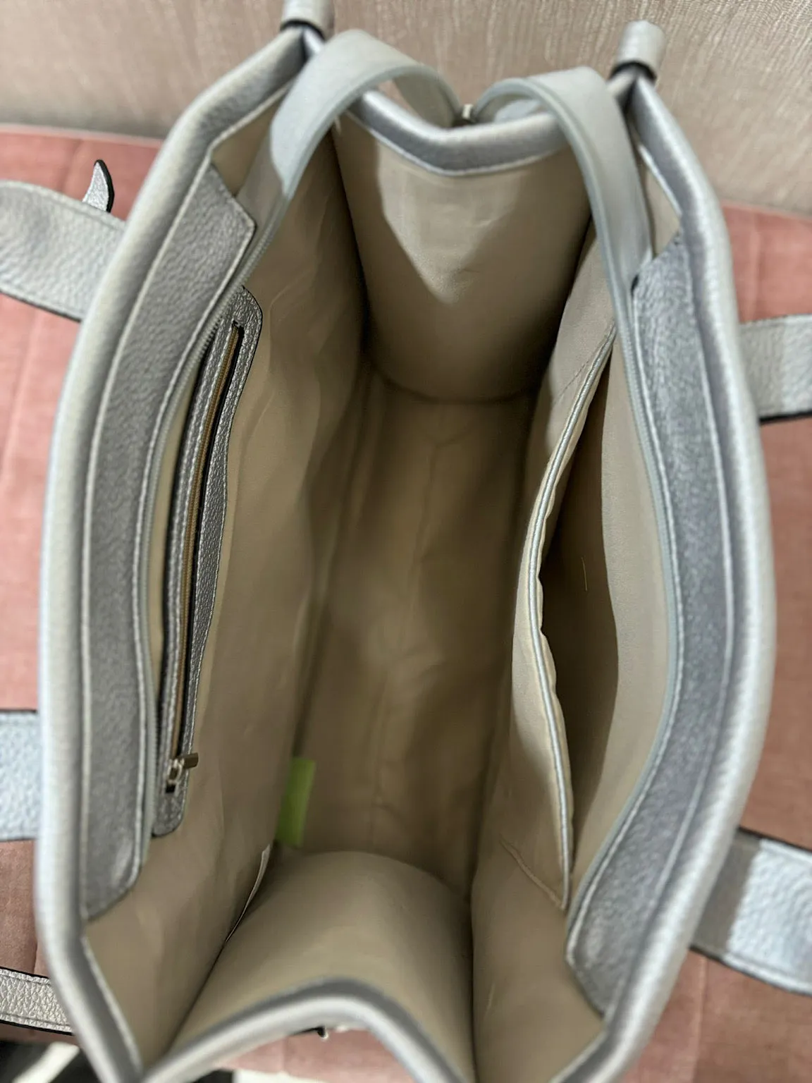 Silver The Tote Bag Medium