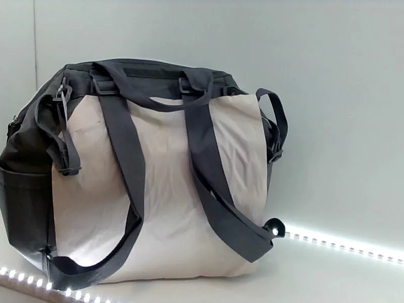 Stylish Silver Diaper Backpack with Multiple Compartments