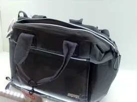 Stylish Silver Diaper Backpack with Multiple Compartments