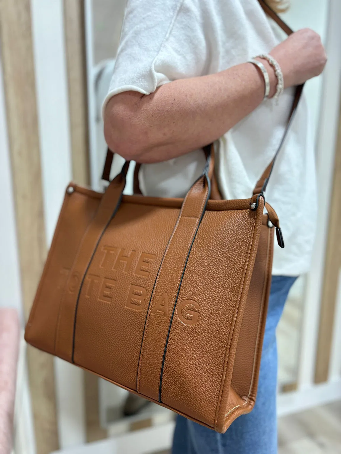 Tan The Tote Bag Medium
