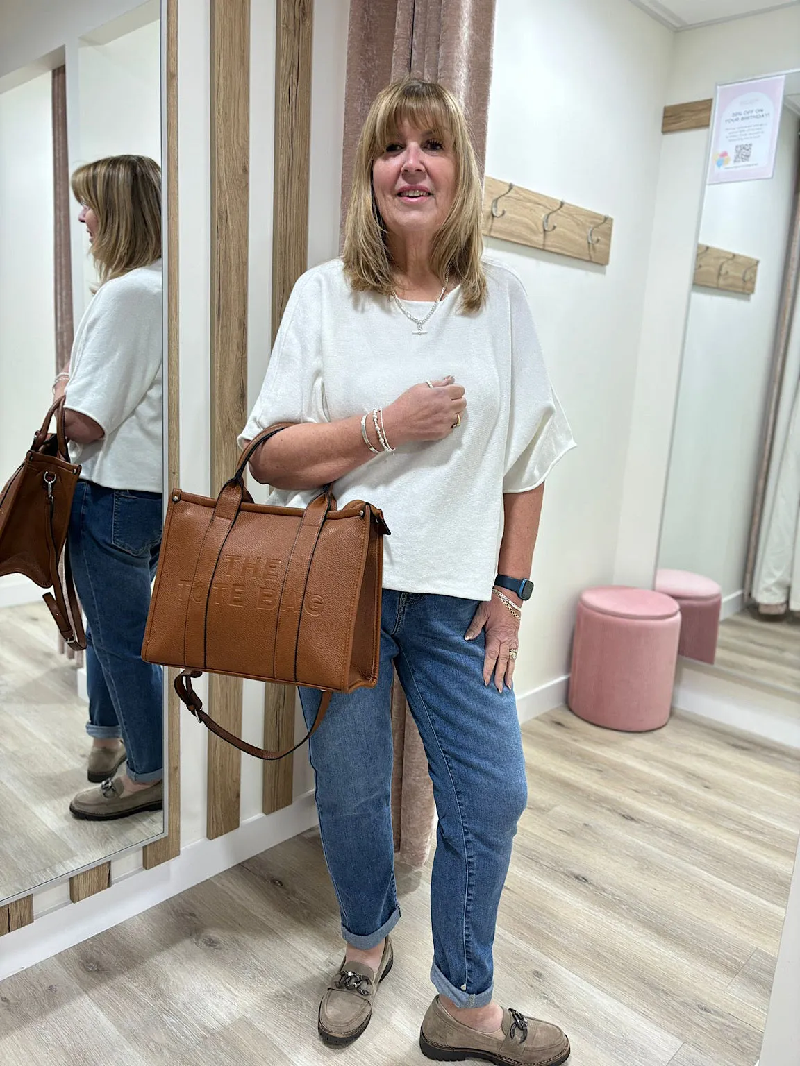 Tan The Tote Bag Medium