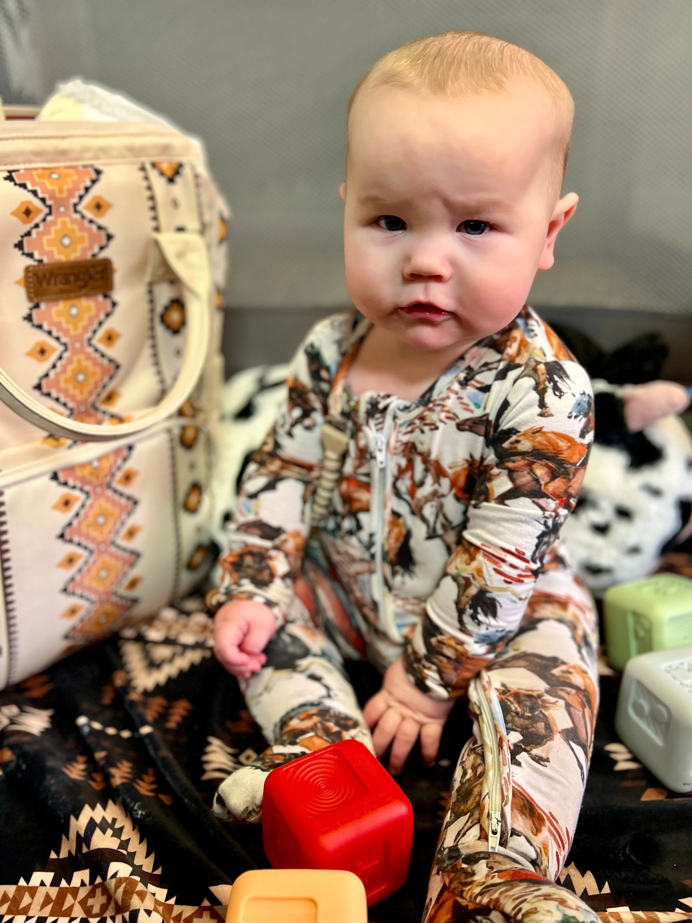 The Original Wrangler Diaper Bag - Cream/Tan