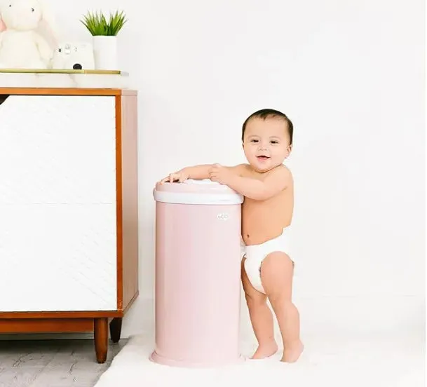 Ubbi Diaper Pail Blush Pink