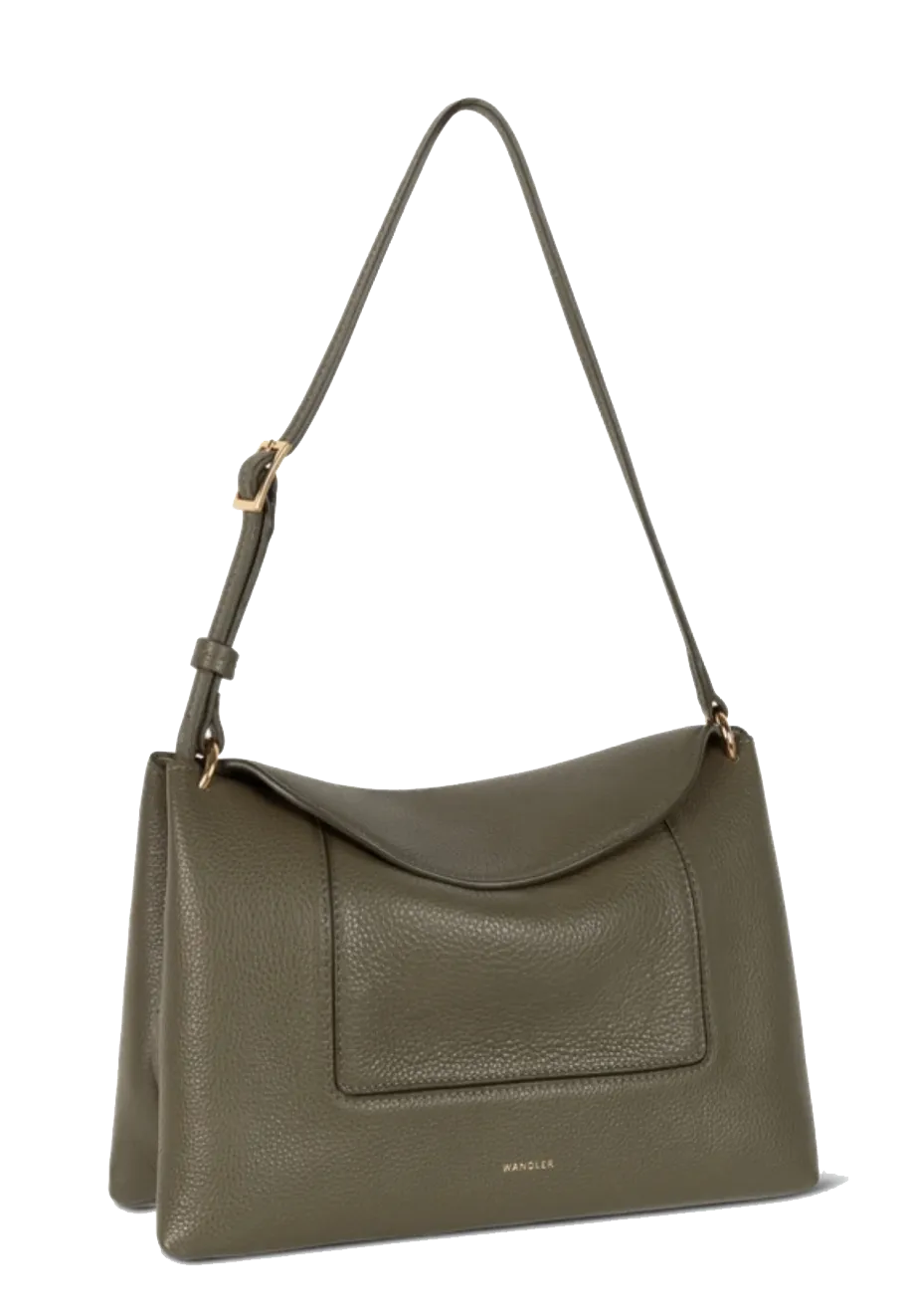 WANDLER PENELOPE SLOUCHY BAG OLIVE CRUST