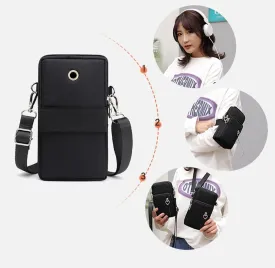 Women Small Crossbody Phone Bag Cell Phone Purse Shoulder Pouch Armband Wallet Case Handbag for iPhone Samsung Google Pixel